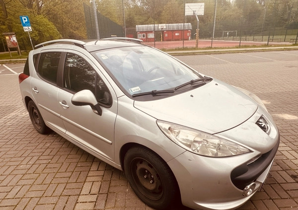 Peugeot 207 cena 11000 przebieg: 260000, rok produkcji 2009 z Warszawa małe 37